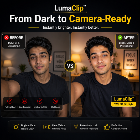 LumaClip™ – Portable LED Fill Light