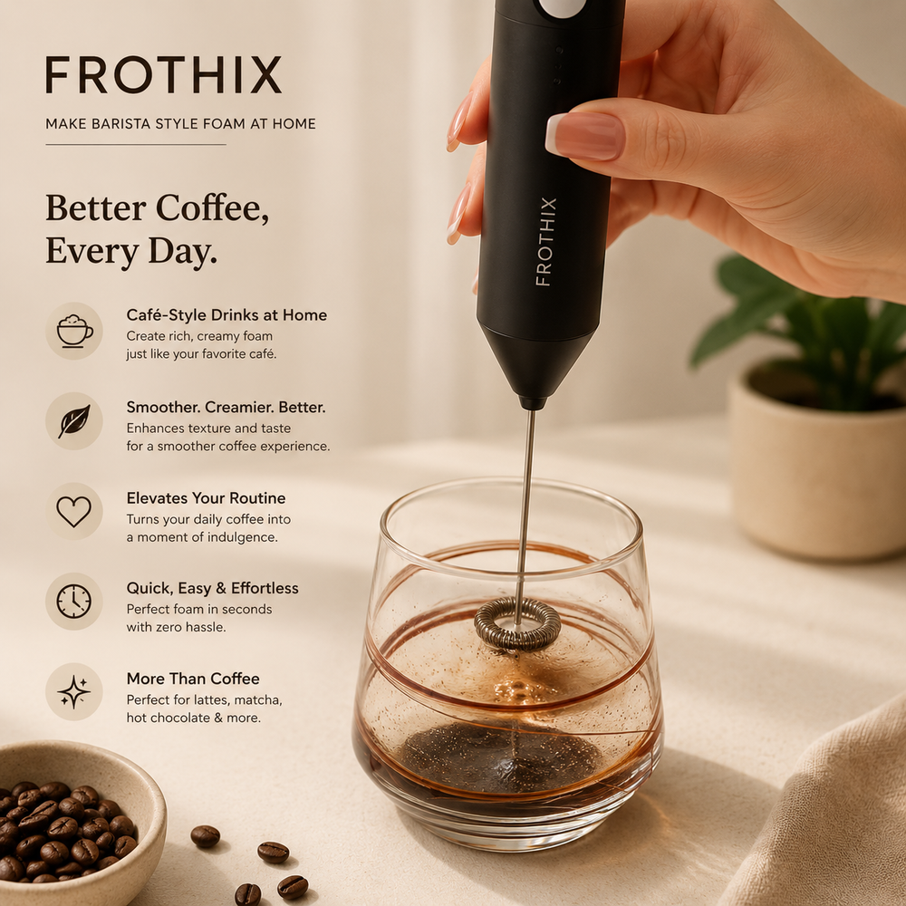 Frothix™ Rechargeable Frother